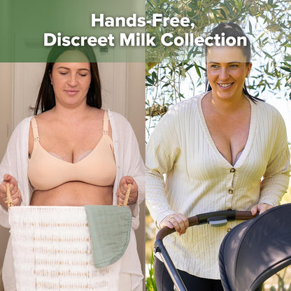 haakaa Petal Soft Silicone Milk Collector for Breastfeeding, 2 Count - view 6