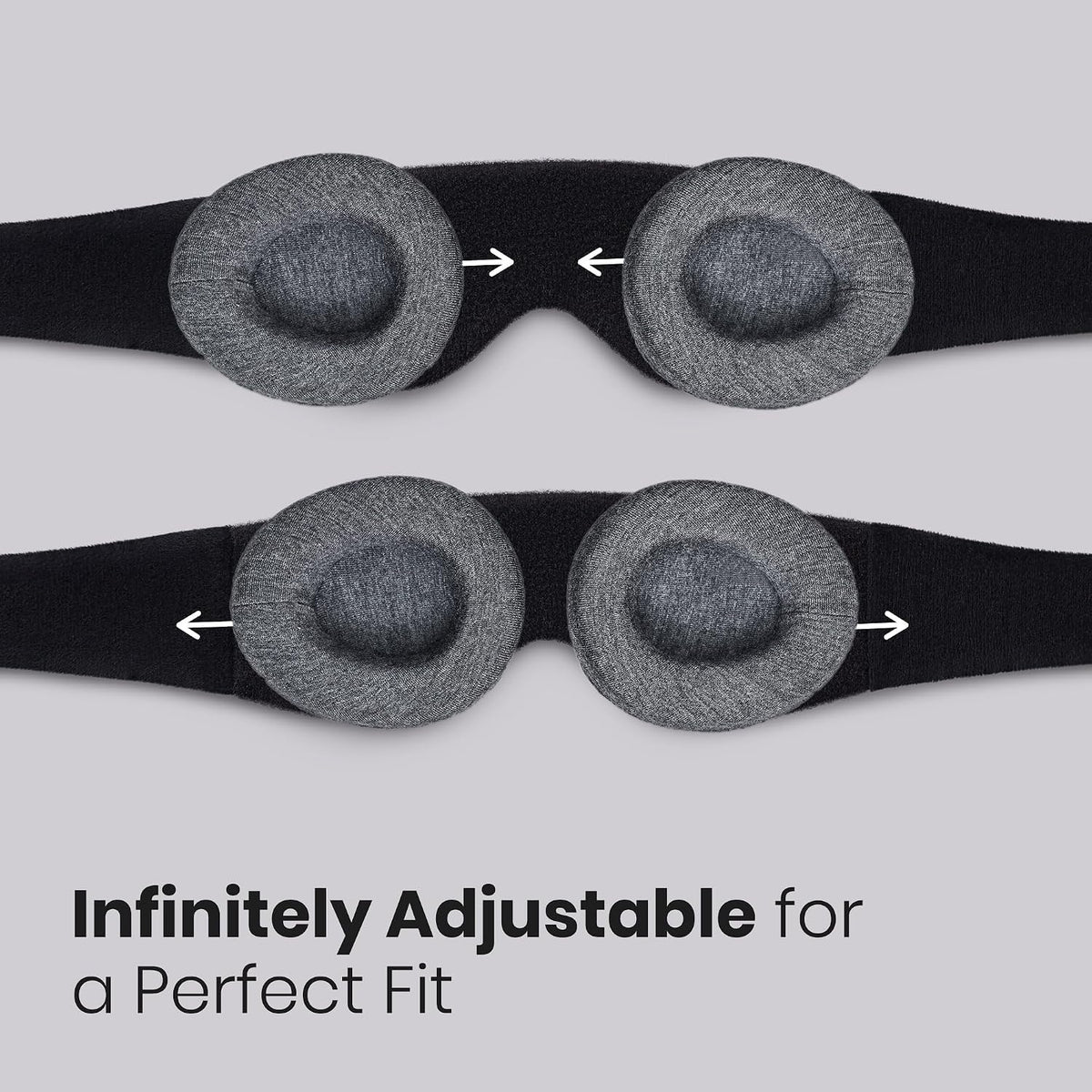 Manta Original Sleep Mask, Blackout, Adjustable with Eye Cups - view 4
