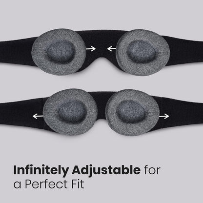 Manta Original Sleep Mask, Blackout, Adjustable with Eye Cups - view 4