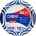Dixie Ultra Heavy Duty Paper Plates 25.4 cm (10 Inch), 100 Count