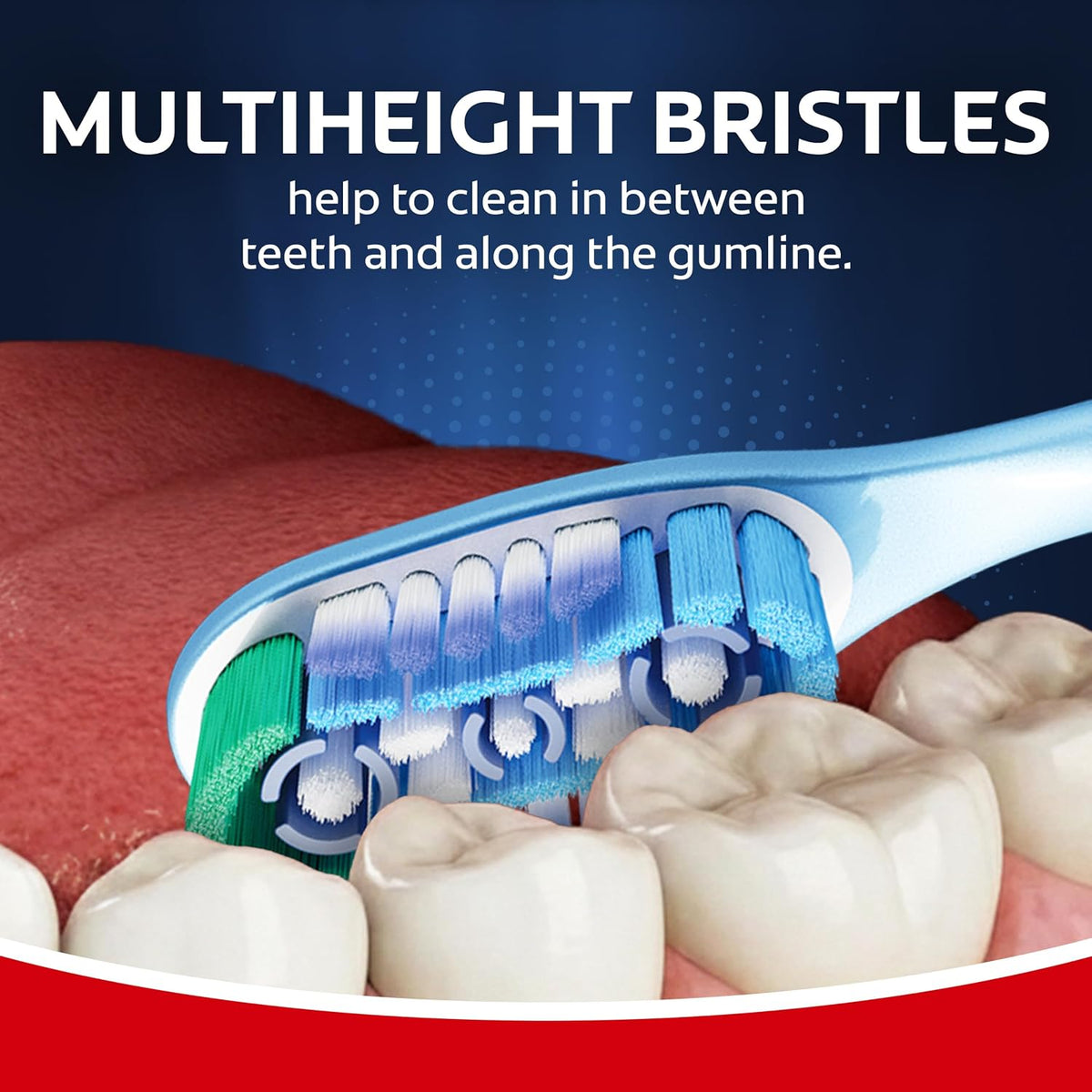 Colgate 360 Deep Clean 4-in-1 Medium Toothbrushes, Pack of 4 - view 5