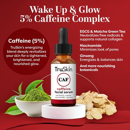 TruSkin Caffeine Face & Eye Serum, 30 ml (1 fl oz) - view 2