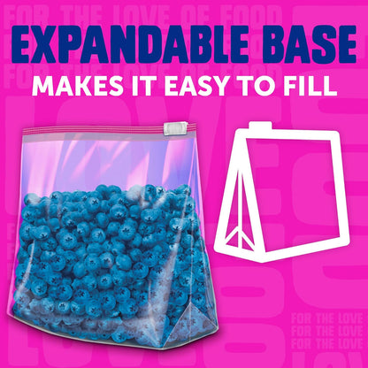 Ziploc Gallon Food Storage Slider Bags, 68 Count - view 5