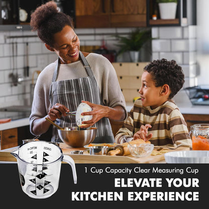 Chef Craft Select Plastic Measuring Cup, 1 Cup, Clear - view 5