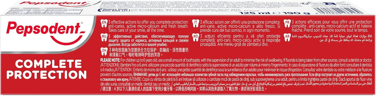 Pepsodent Complete Protection Toothpaste, 3 x 125 ml - view 3