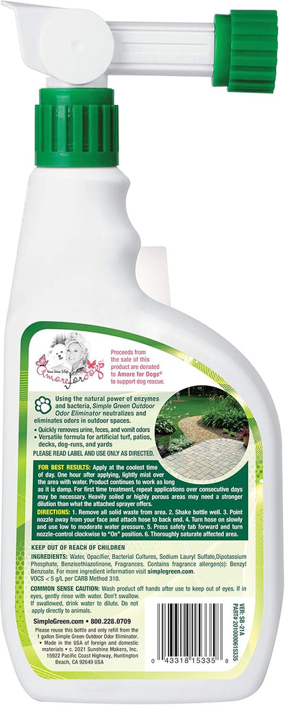Simple Green Outdoor Odor Eliminator for Pets 32 oz Hose End Sprayer - view 2