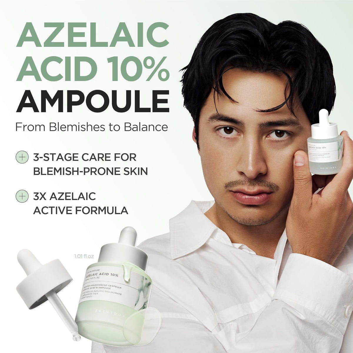 SKIN1004 Azelaic Acid 10% Ampoule, Centella Serum, 1.01 fl oz (30 ml) - view 2