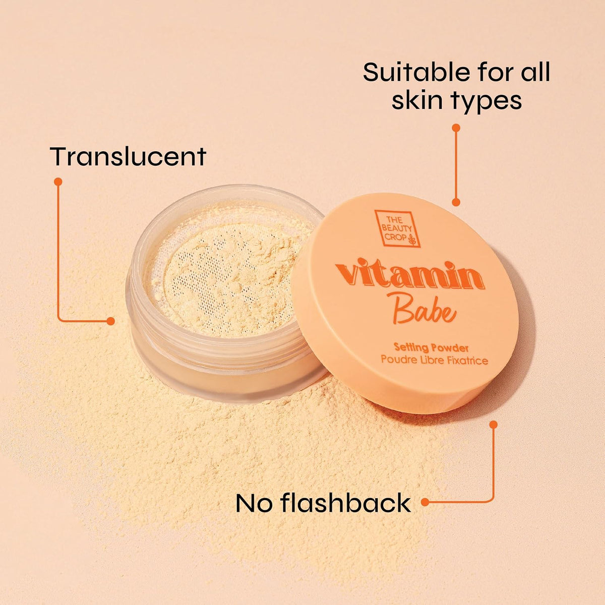 The Beauty Crop Vitamin Babe Setting Powder Peach 0.35 oz - view 5