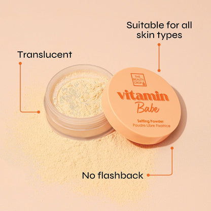 The Beauty Crop Vitamin Babe Setting Powder Pink Shade, 0.35 oz - view 5
