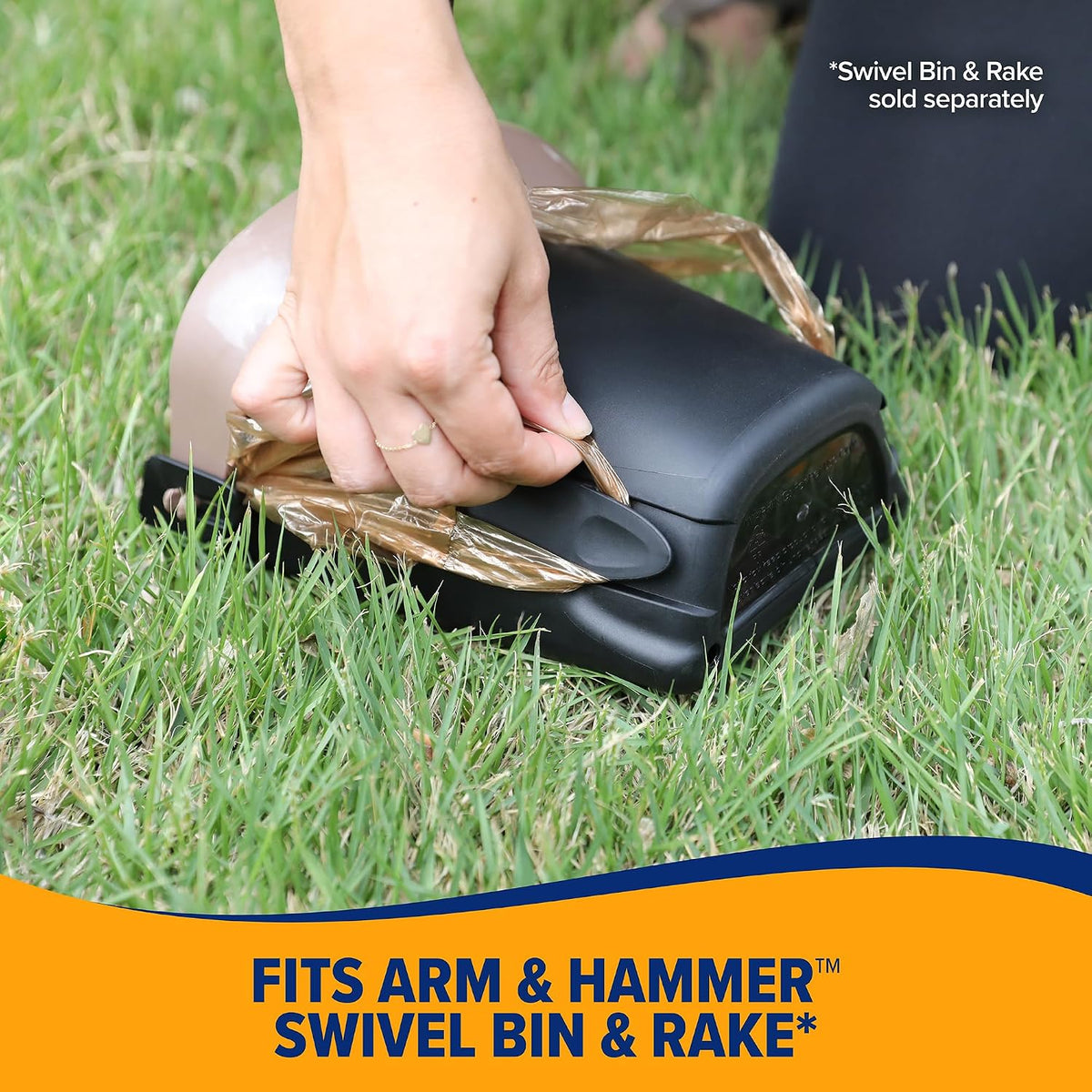 Arm & Hammer Heavy Duty Dog Waste Bags, Swivel Bin and Rake Refill, 20 Count - view 3