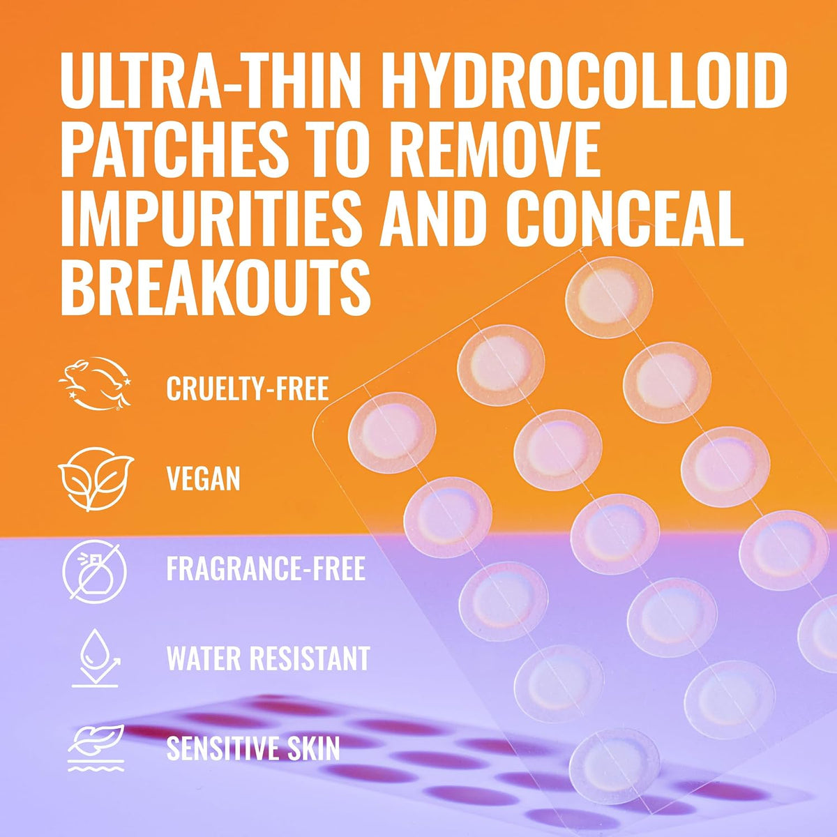 Good Molecules Hydrocolloid Pimple Patches for Face, 60 Count - view 3