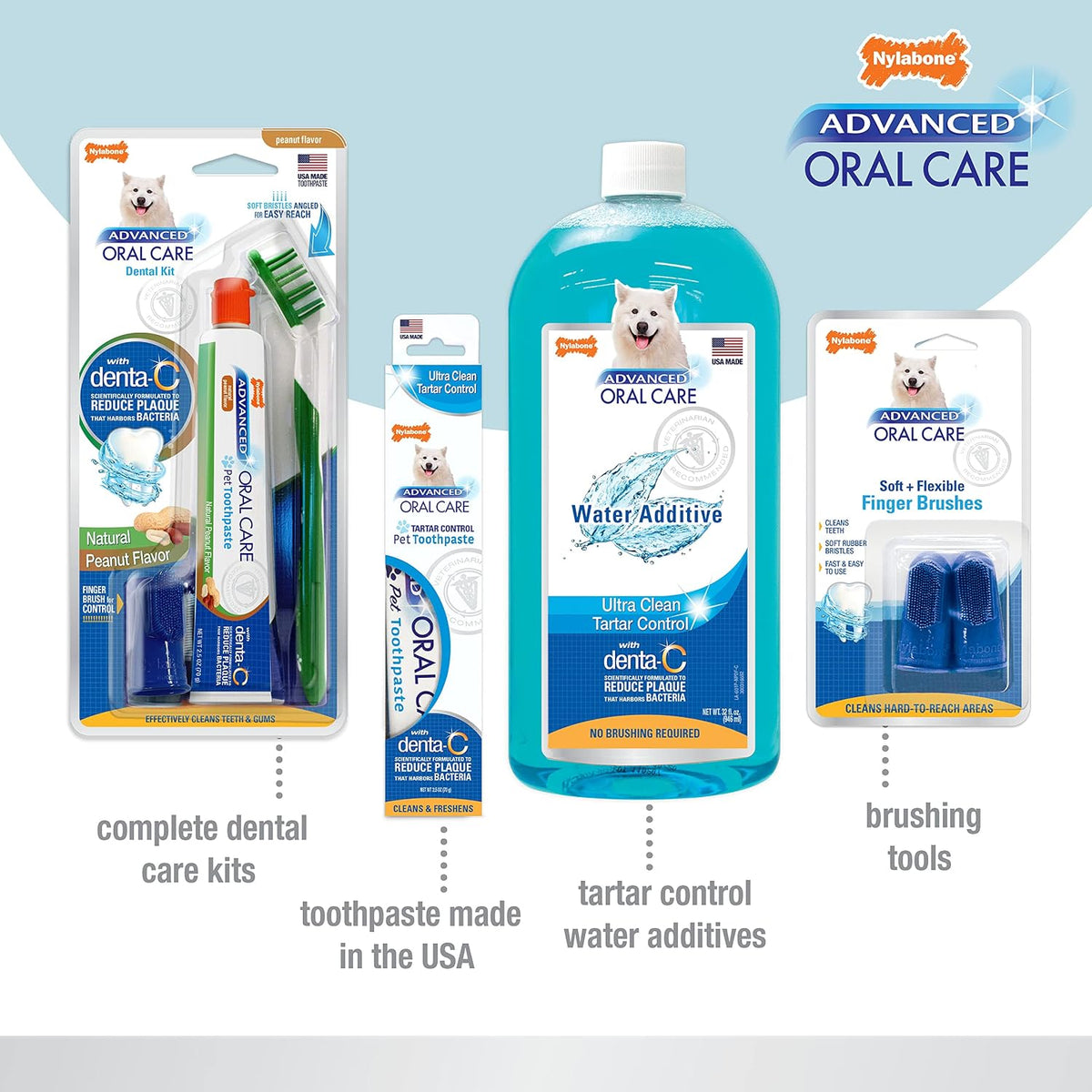 Nylabone Advanced Oral Care Natural Dog Toothpaste, Peanut Butter, 2.5 oz - view 5