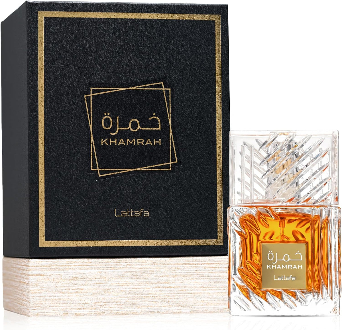 Lattafa Khamrah Eau de Parfum Spray for Men 3.4 oz - view 2