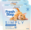 Fresh Step Advanced Simply Unscented Clumping Litter, 8.4 kg (18.5 lb), Pack of 2
