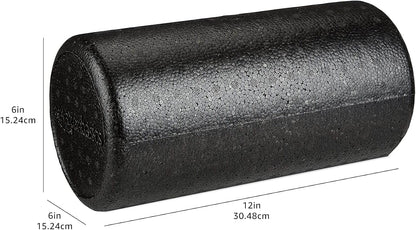 Amazon Basics High-Density Foam Roller, 12 Inch, Black - view 4