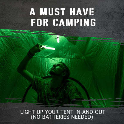 Glow Mind Emergency Glow Sticks, Green, Pack of 12 - view 4