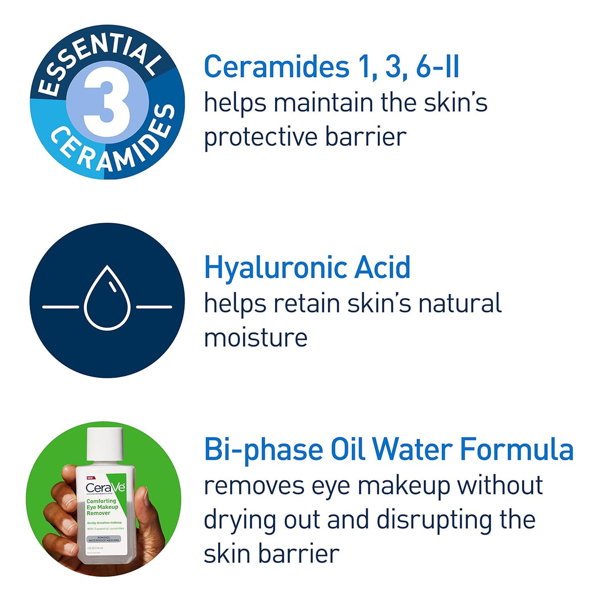 CeraVe Eye Makeup Remover with Hyaluronic Acid 4 oz - view 4