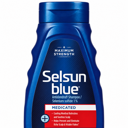 Selsun Blue Medicated Dandruff Shampoo 1% Selenium Sulfide 325 ml