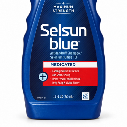 Selsun Blue Medicated Dandruff Shampoo 1% Selenium Sulfide 325 ml