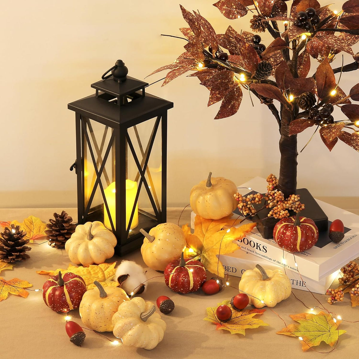 Artgar Pumpkin Decor Set, 23 Piece Autumn Harvest Bowl Fillers - view 6