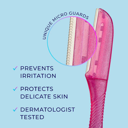 Schick Hydro Silk Touch-Up Dermaplaning Tool and Eyebrow Razor, 3 Count - view 6