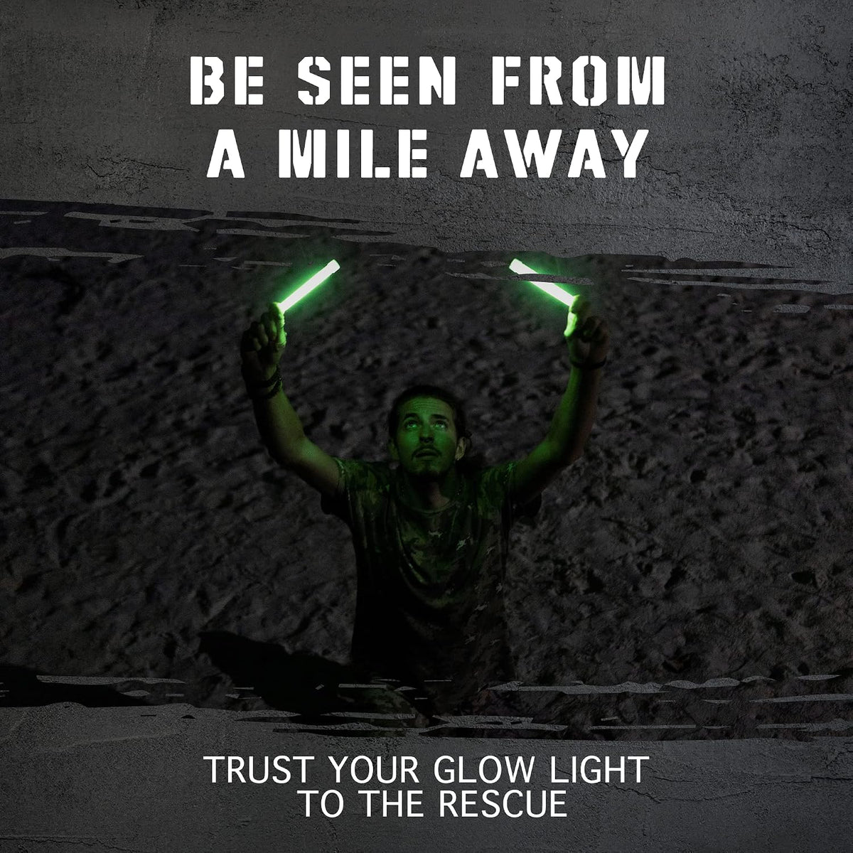 Glow Mind Emergency Glow Sticks, Green, Pack of 12 - view 6