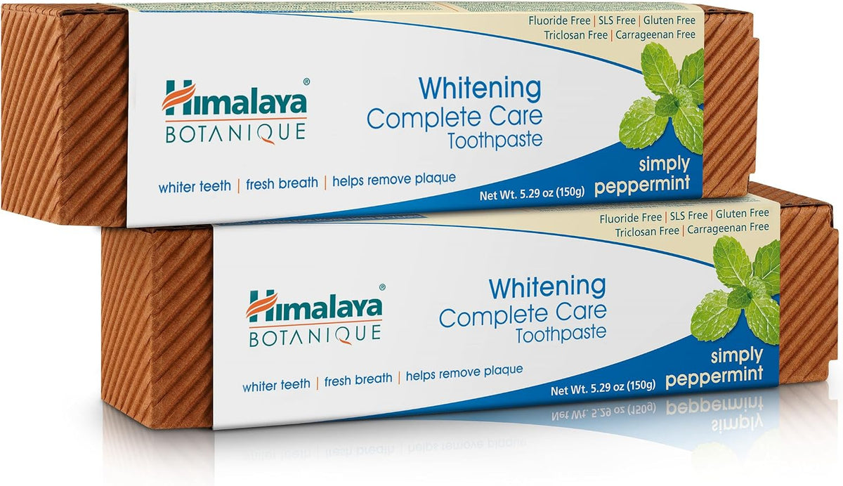 Himalaya Complete Care Whitening Toothpaste, Peppermint 5.29 oz, Pack of 2