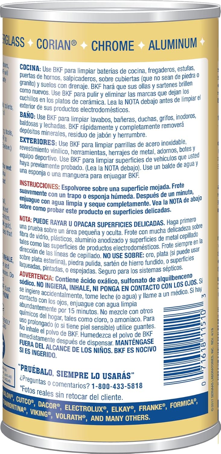 Bar Keepers Friend Cleanser and Polish 12 oz - view 3