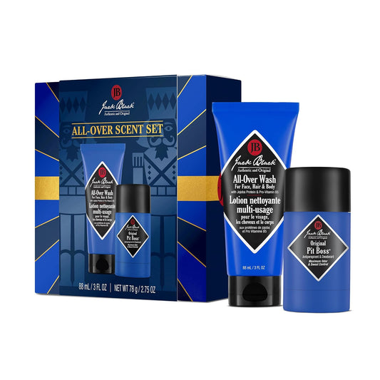 Jack Black All Over Wash and Pit Boss Antiperspirant Set