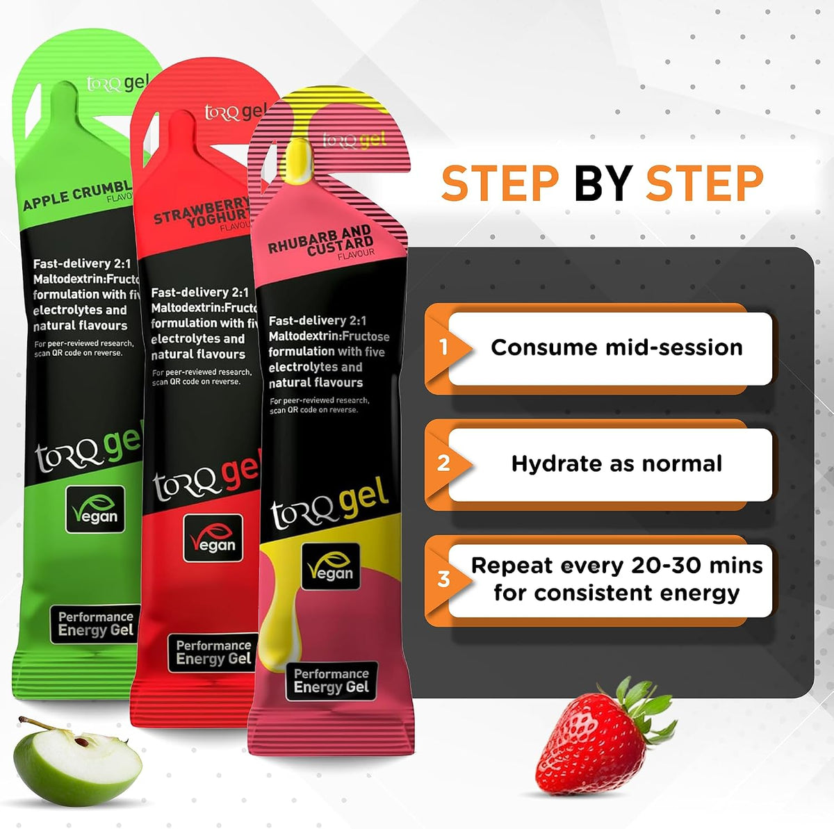 TORQ Energy Gel Variety Sampler Pack, 6 Gels - view 4