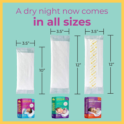 Sposie Overnight Nappy Booster Pads, Size 4-6, 30 Count - view 5