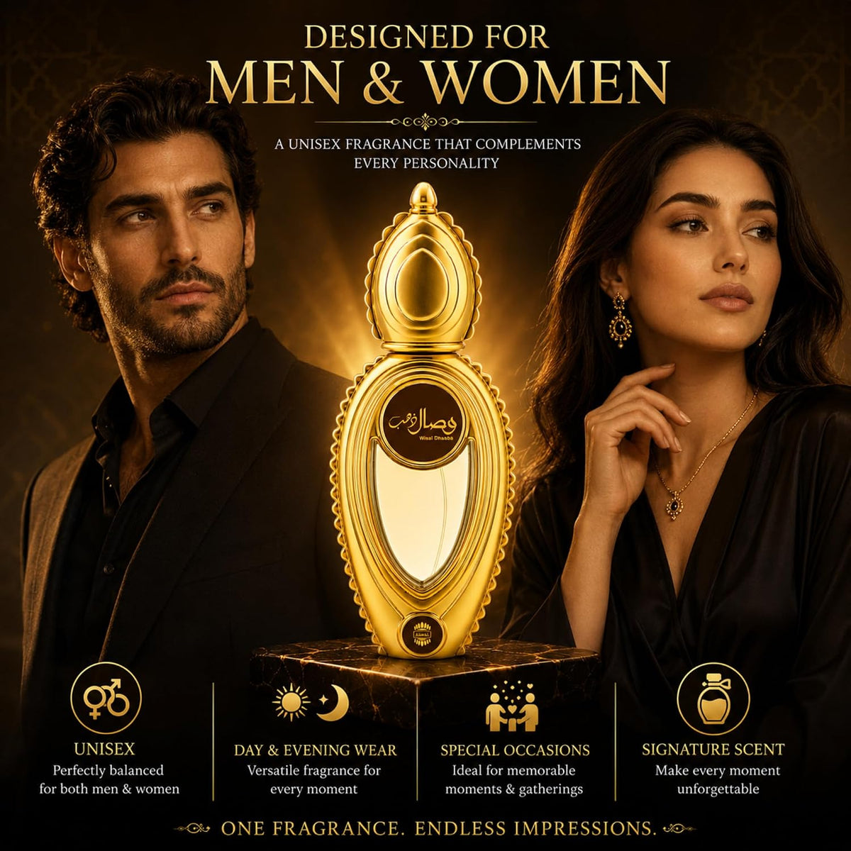 Ajmal Wisal Dhahab Eau de Parfum, Unisex, 50 ml - view 5