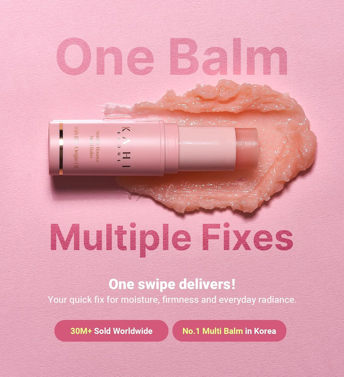 KAHI Wrinkle Bounce Multi Balm Stick, PDRN Collagen Facial and Body Balm - view 2