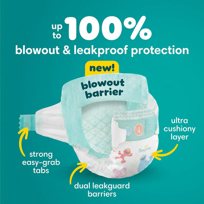 Pampers Baby Dry Ultra Cushiony Nappies, Size 6 (23-44 lbs), 144 Count - view 4