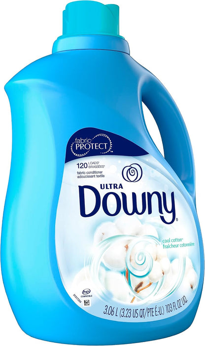 Downy Ultra Liquid Fabric Softener, Cool Cotton Scent, 103 fl oz - view 3