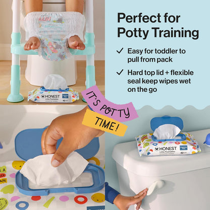 The Honest Company Toddler Flushable Wipes, 126 Count - view 5