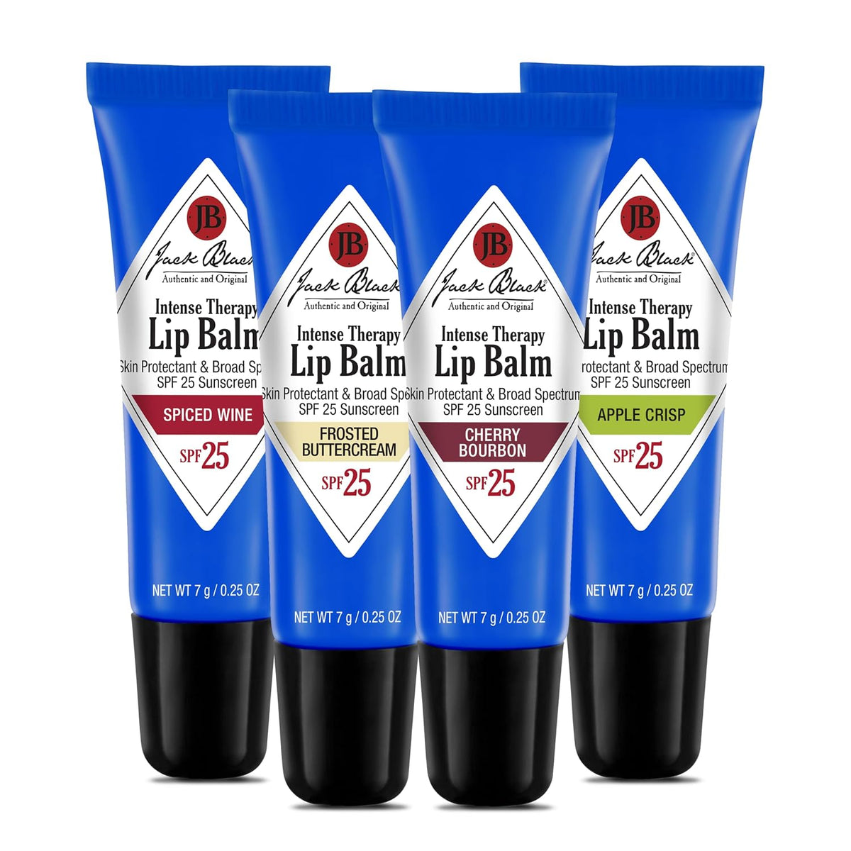 Jack Black Intense Therapy Lip Balm SPF 25, Holiday Set, Pack of 4 - view 3