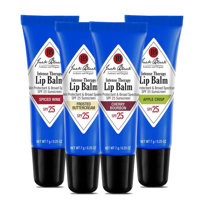 Jack Black Intense Therapy Lip Balm SPF 25, Holiday Set, Pack of 4 - view 3