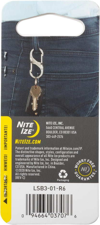 Nite Ize S-Biner SlideLock Dual Locking Carabiner, Size 3, Stainless Steel - view 6