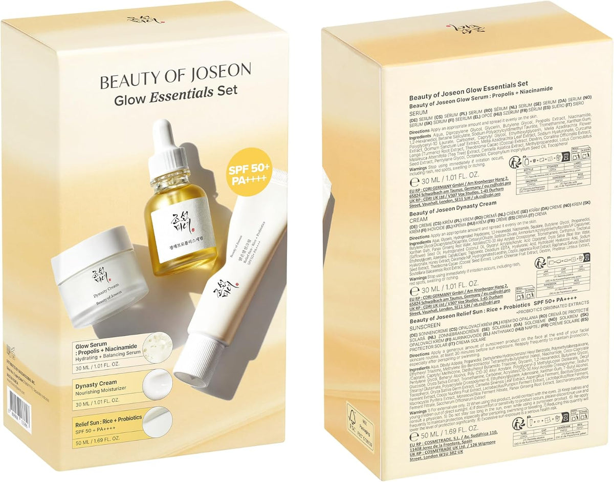 Beauty of Joseon Glow Essentials Set: Relief Sun, Dynasty Cream, Glow Serum — alternate product view