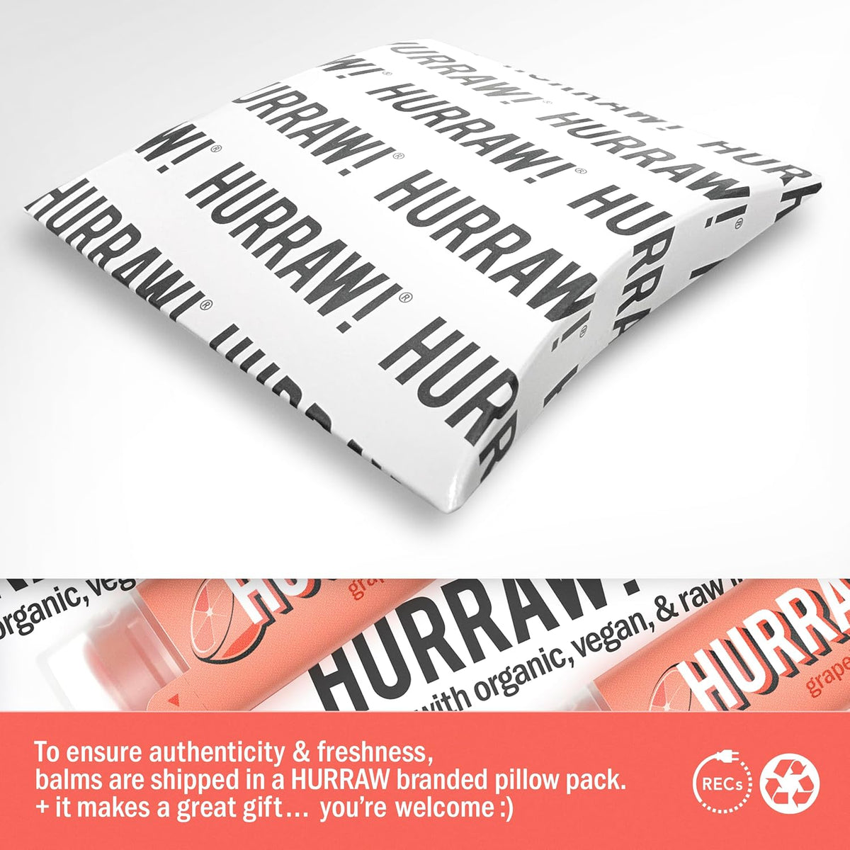 Hurraw! Grapefruit Lip Balm, 4.8 g - view 4