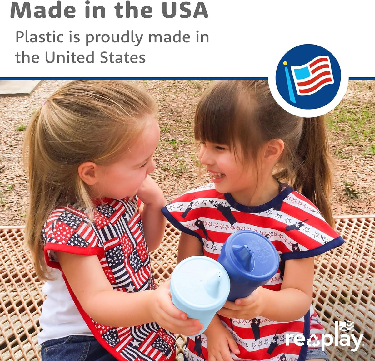 Re-Play Spill-Proof Sippy Cups for Toddlers, 10 oz, Set of 3, Princess - view 3