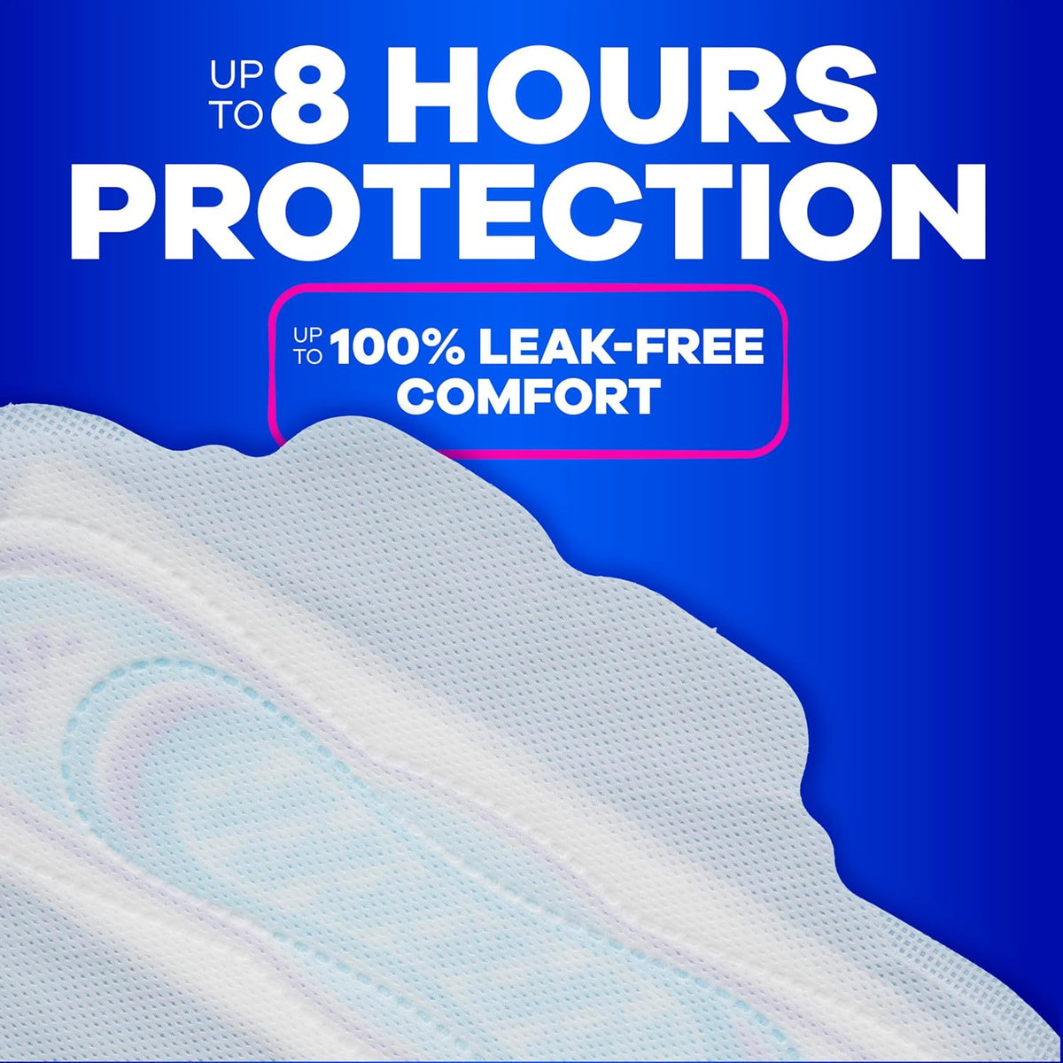 Always Ultra Thin Pads with Wings, Size 1 Regular, Unscented, 46 Count - view 5