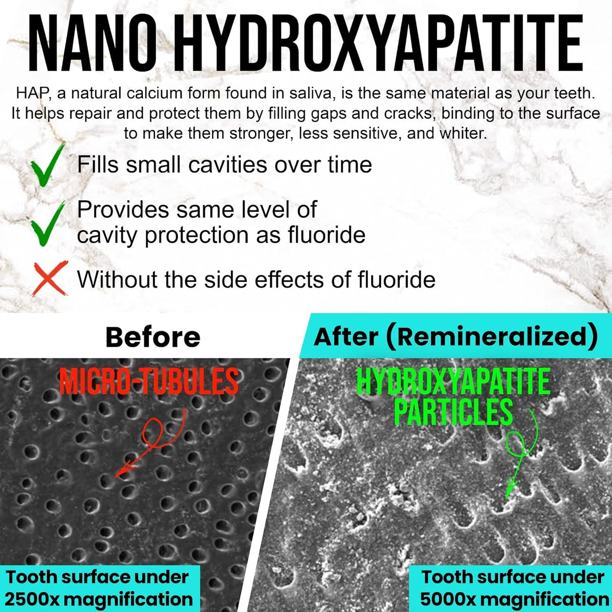 Ollie Fluoride Free Nano Hydroxyapatite Toothpaste, Clean Mint - view 4