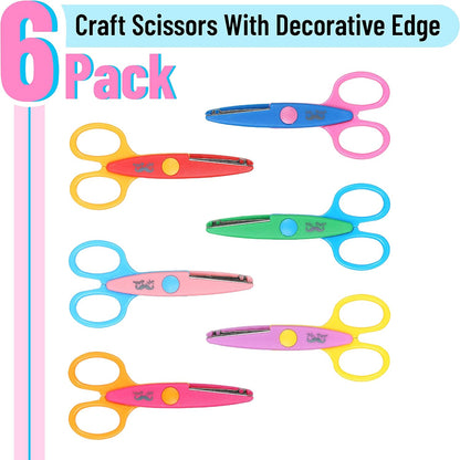 Mr. Pen Decorative Edge Craft Scissors, 6 Pack - view 2