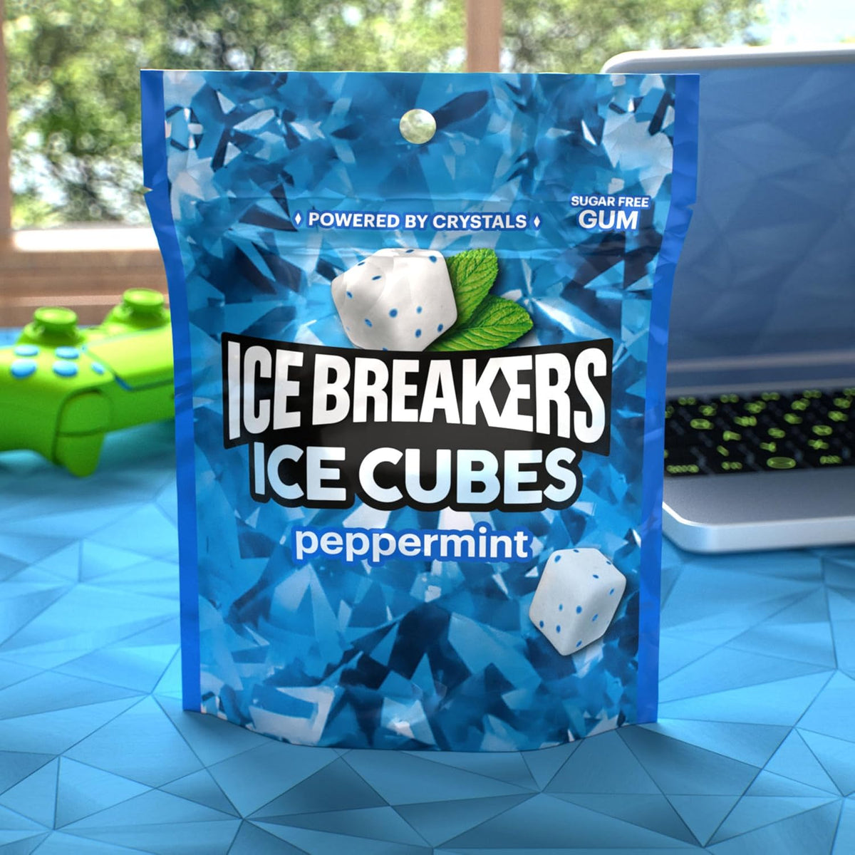 Ice Breakers Ice Cubes Peppermint Sugar-Free Chewing Gum, 100 Count - view 5