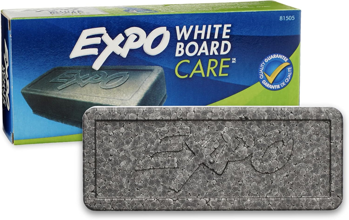 EXPO Dry Erase Soft Pile Block Whiteboard Eraser, 5-1/8 x 1-1/2 in — product view