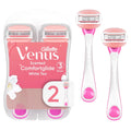 Gillette Venus ComfortGlide White Tea Disposable Razors, 2 Count