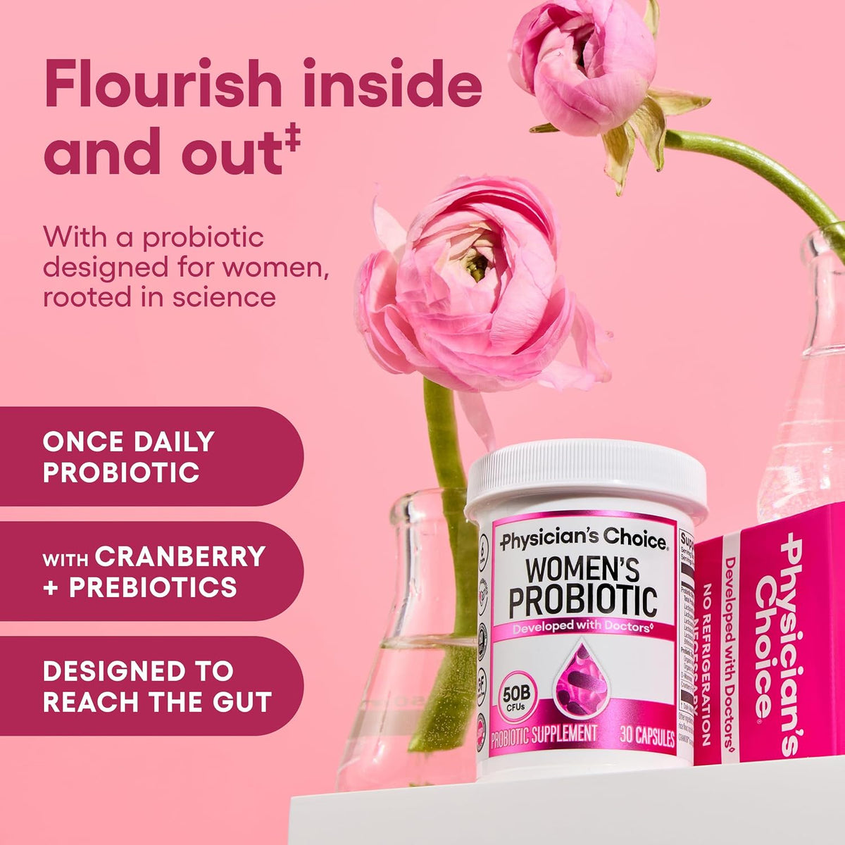 Physician's Choice Women's Probiotic 50 Billion CFU, 30 Capsules — alternate product view