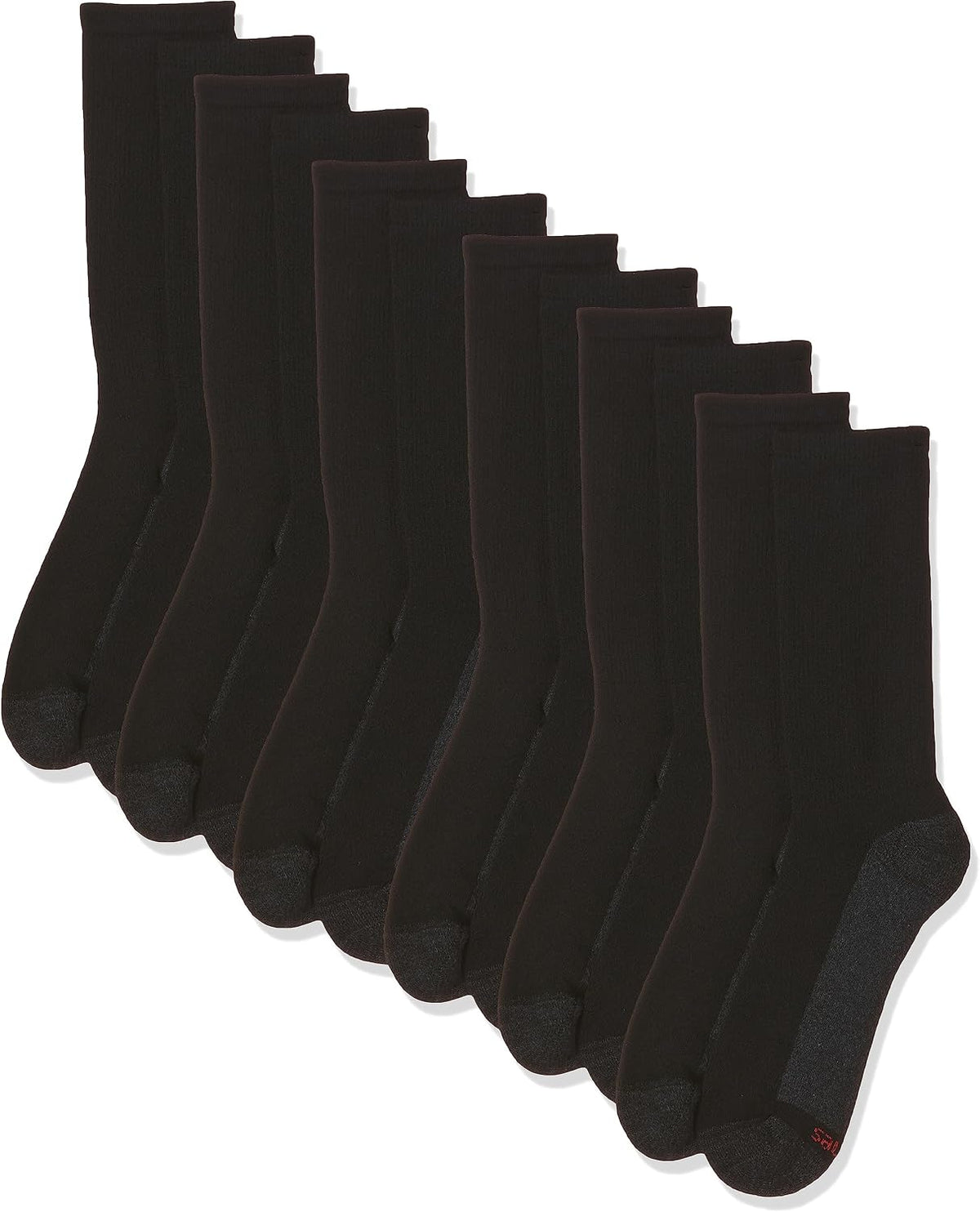 Hanes Men's Max Cushion Crew Socks, 6 Pairs, US 6-12 — product view